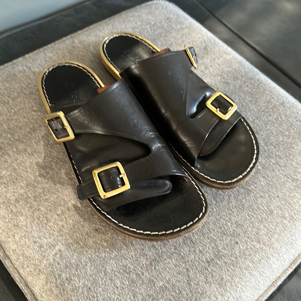 Chloe 37.5 Black Sandals